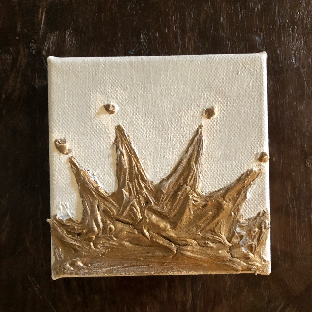 5x5in Sun Painting